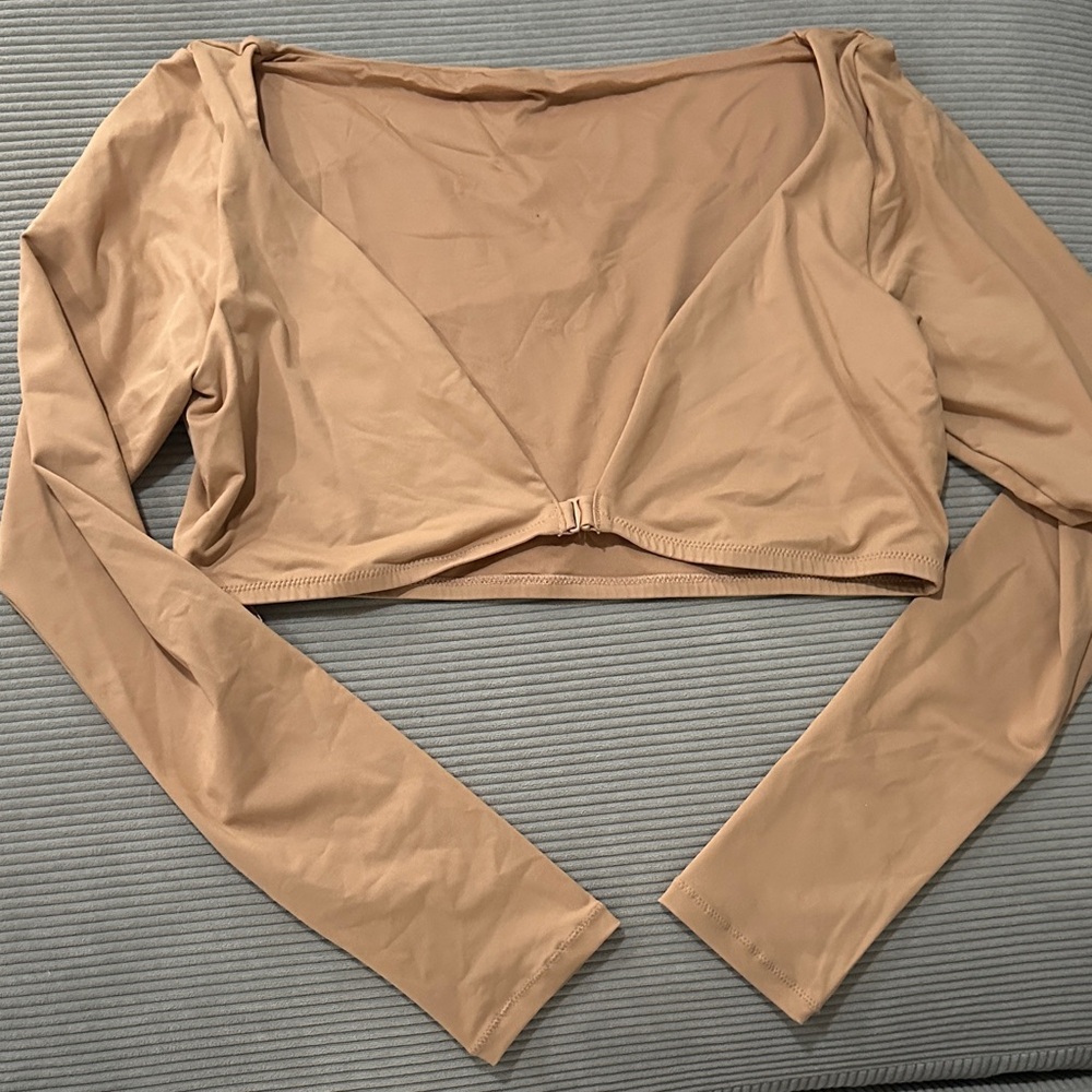 Skims long sleeve swim top